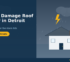 Storm over a Detroit home — storm damage roof repair
